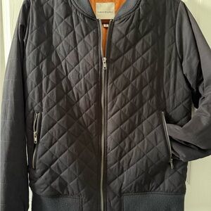 Thread & Supply Black Jacket with Orange Interior